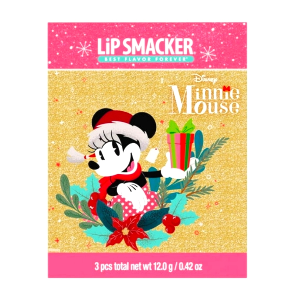 Minnie Mouse Storybook Holiday Balm Trio NWT